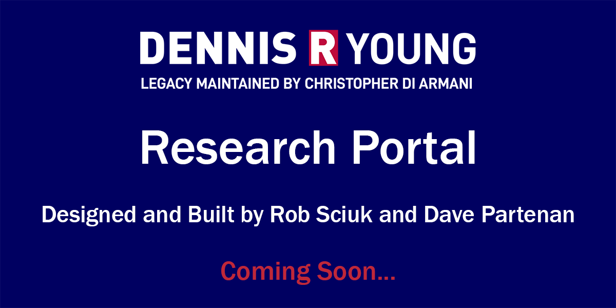 Dennis R. Young Research Portal Coming Soon...